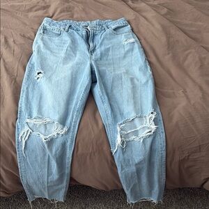 American Eagle Outfitters Light Blue Boyfriend Jeans